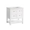 James Martin Vanities Breckenridge 30in Single Vanity, Bright White w/ 3 CM Eternal Jasmine Pearl Top 330-V30-BW-3EJP - alternate 3